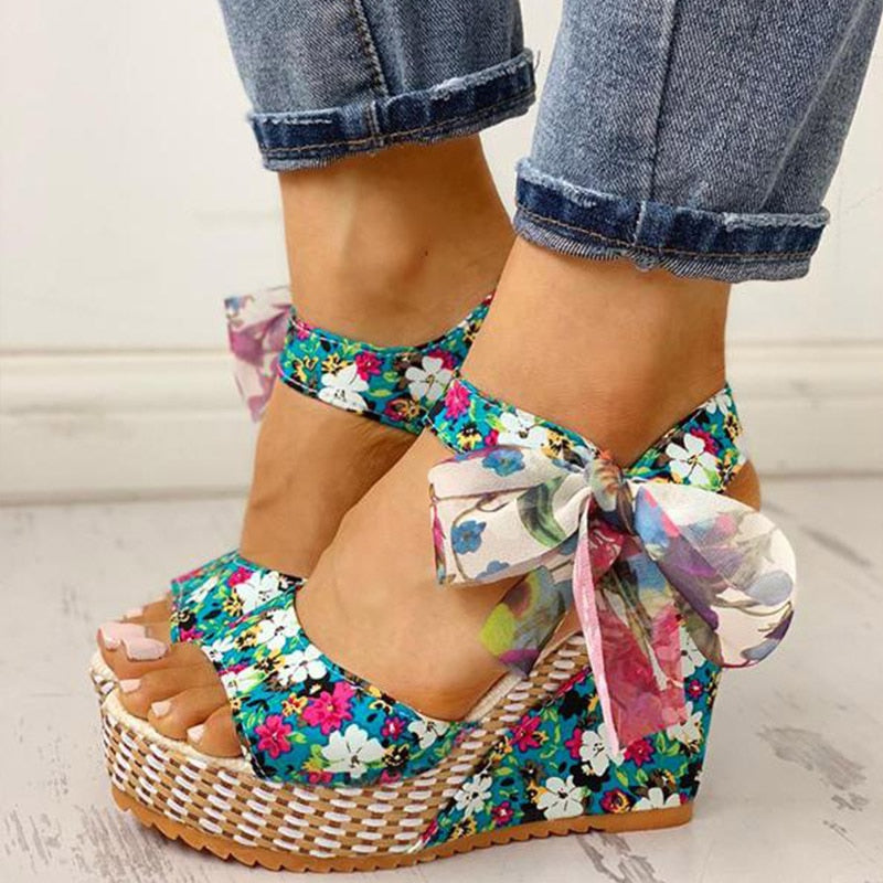 Ladies Wedge Heels High Heels Boho Ethnic Sandals Algeria