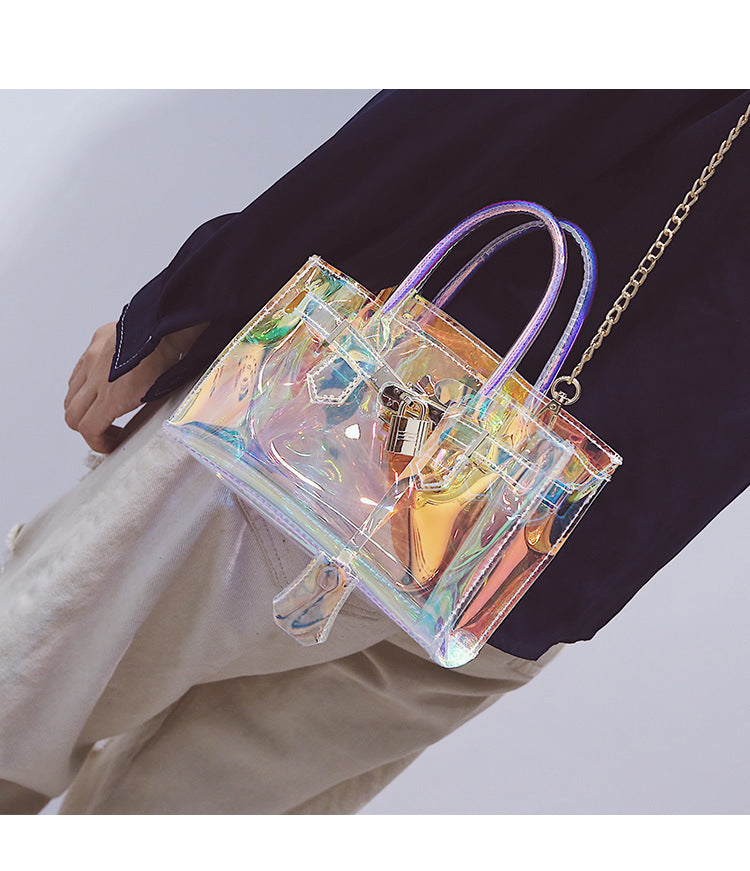 Fashion transparent bag hot sale